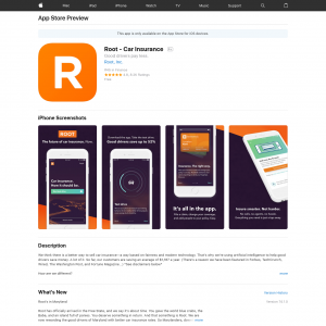 Root - Car Insurance (iPhone 9.0+) US - Non incent