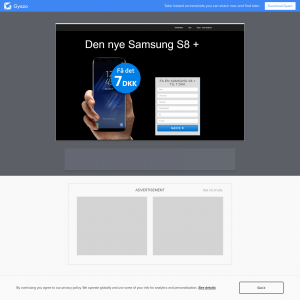 Weboffersonline - Samsung S8 - CC (DK)